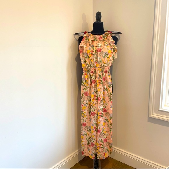 BCBG GIRLS One piece floral jumpsuit 14 - Picture 4 of 9